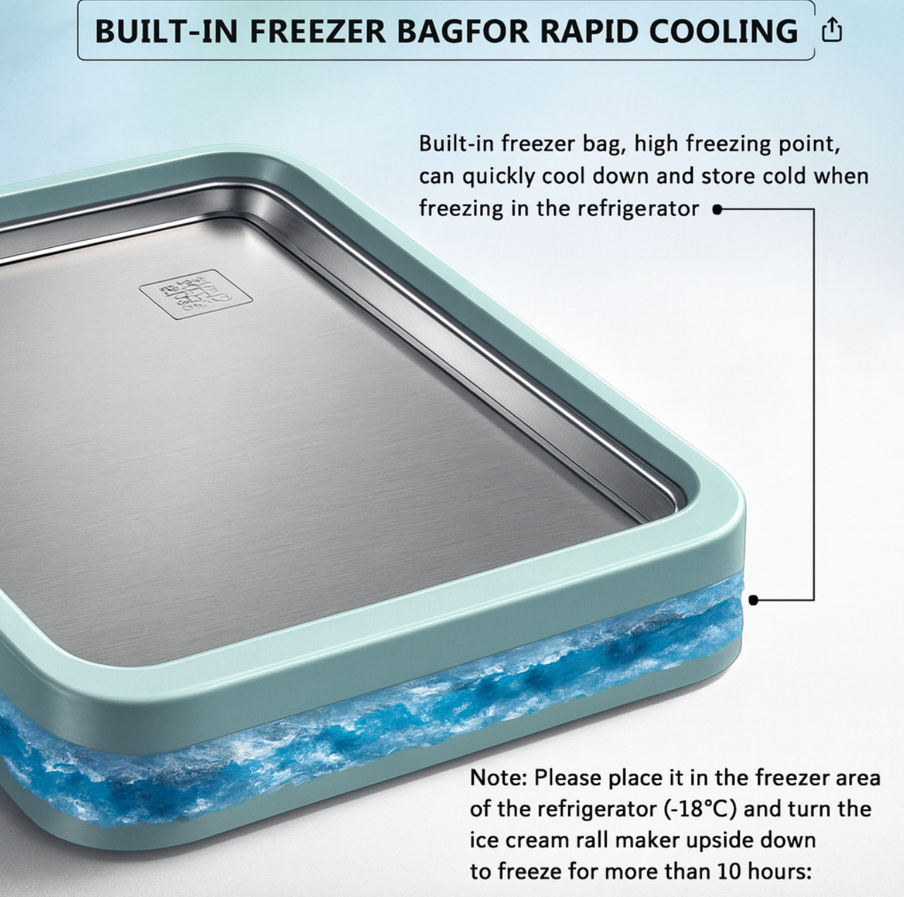 CreamSlate Ice Cream Tray